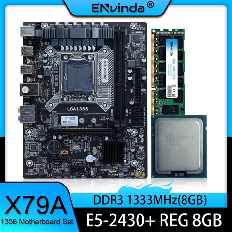 Conjunto De Placas M E X79 Lga 1356 Combina O Com Processador Xeon E5