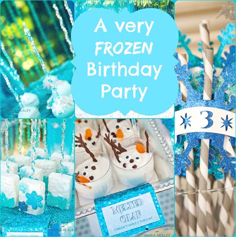 frozen party ideas  frozen birthday party creative juice