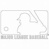 Mlb Coloring Baseball Logo Pages Printable Cubs Dodgers Chicago Sports Major League Miami Sport Logos Marlins Athletics Oakland Supercoloring Color sketch template
