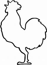 Rooster Chicken Outlines Hen Clipartmag sketch template