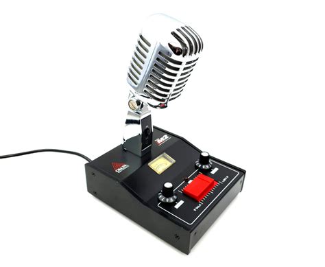 delta  chrome mikrofon stolowy  cb radia wzmocnienie wskaznik vu regulacja tonow