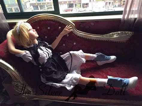 wm dolls 140cm lyla blonde housemaid cosplay the silver doll