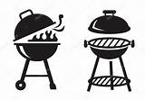 Grill Barbecue Churrasco Schwarze Grillen Clipartmag Vectorified Illustrationen 123rf sketch template