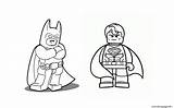 Superman Coloring Lego Batman Vs Pages Printable sketch template