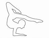 Gymnast Patternuniverse sketch template