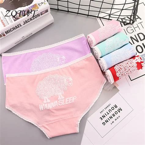 zqtwt 2018 hot new cute sheep panties sexy brand underwear women