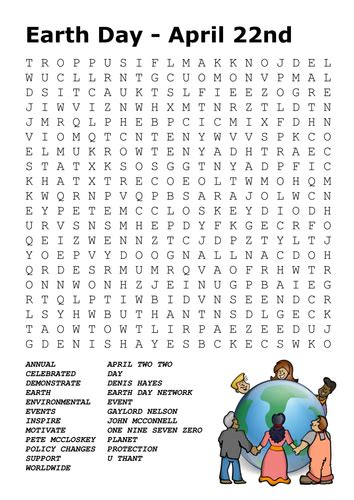 earth day word search  sfy teaching resources tes