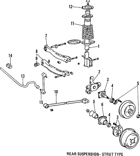 toyota shock absorber strut assembly obs suspension