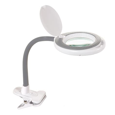 clamp led magnifying lamp  lens  diopter   newhouse lighting