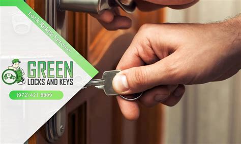 lock rekey service   green locks  keys