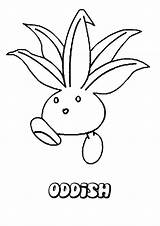 Pokemon Coloring Pages Oddish Grass Kids Color Printable Colouring Print Hellokids 1060 Fullsize Cartoon Online sketch template