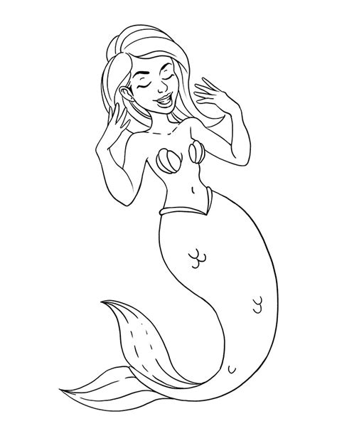 mermaid coloring pages dream pigment