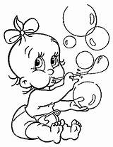 Burbujas Jugando Boyama Bebé Jugar Arqhys Bebek Sayfasi Animados Lacito Okul sketch template