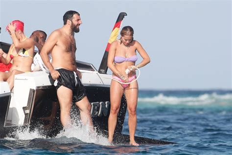Rita Ora Perfect Topless Breasts On A Boat In Ibiza