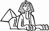 Sphinx Ancient Esfinge Egypt Egipto Pyramids Dibujosa Wecoloringpage Pasttimes sketch template