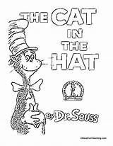 Hat Coloring Cat Pages Grade Seuss Dr Worksheets Third Grammar Printable Color School Back Second Read Across America Printables Havefunteaching sketch template