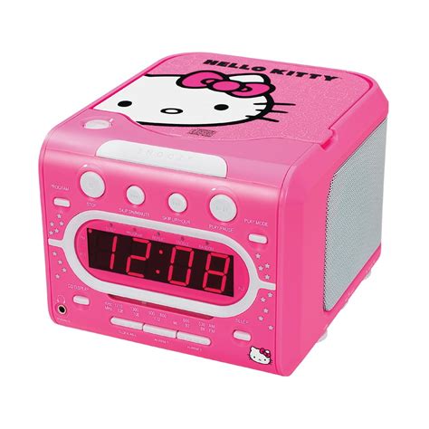 kitty amfm stereo alarm clock radio  top loading cd player