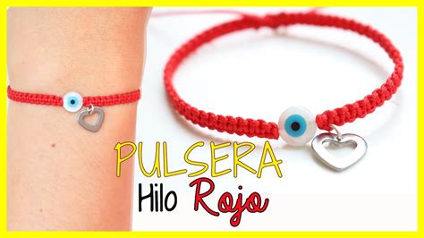Pulsera Hilo Rojo De La Proteccion🧿 Súper Fácil Youtube