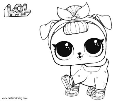 lol pets coloring pages   pup  printable coloring pages