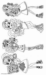 Coloring Pages Abbey Bominable Printable Friends Her High Girls sketch template
