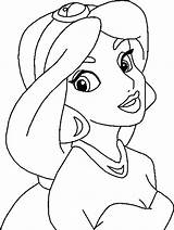 Drawing Jasmine Disney Princess Coloring Genie Pages Pencil Drawings Easy Sketches Jasmin Aladdin Simple Getdrawings Print Beautiful Cartoon Visit Colornimbus sketch template