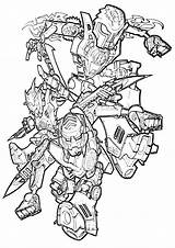 Bionicle Coloring Lego Pages sketch template
