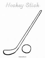 Hockey Coloring Stick Outline Favorites Login Add Twistynoodle sketch template
