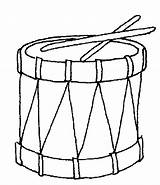 Drum Coloring Pages Clipart Christmas Worksheets Clip Memorial Clipartbest Library Popular Toy Coloringhome sketch template