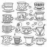 Tasse Teacup Malvorlage Kaffee Malvorlagen Tassen Cups Printable Tazas Café Thé Colouring Google Bordar Teteras sketch template
