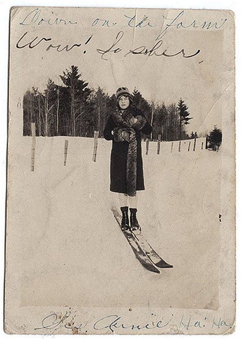 vintage ski fashion 48 snapshots of female skiers from