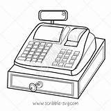 Cash Register Drawing Coloring Template Whiteboard Animation Software Getdrawings sketch template