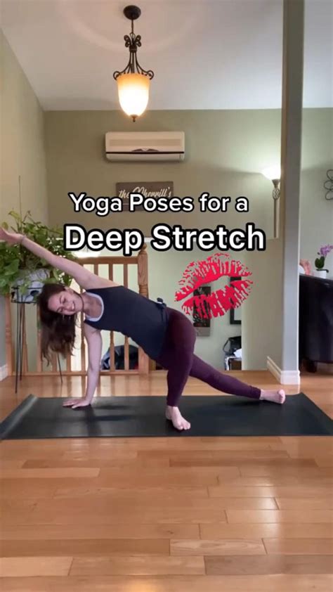 yoga poses   deep stretch pinterest