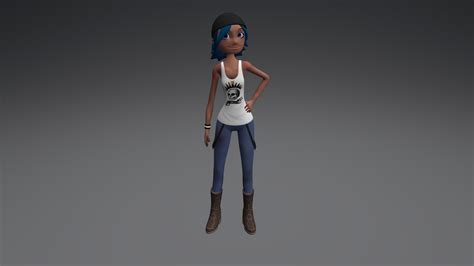 chloe from life is strange 3d model by gbhering [3b3f0c0] sketchfab