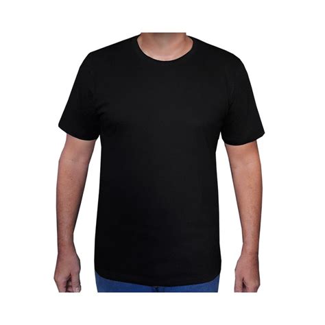 camiseta preta lisa  algodao masculina atacado de camisetas