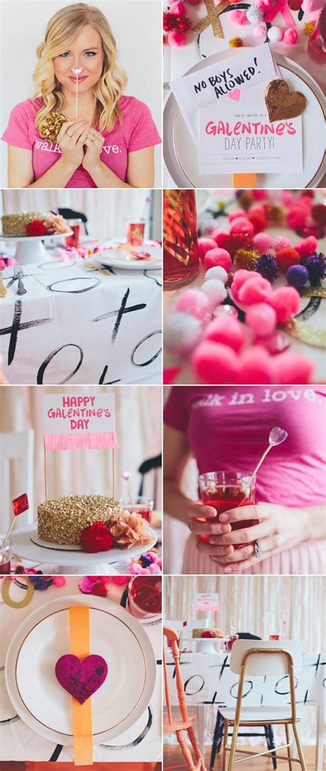Host A Galentine S Day Party For Your Lady Friends Galentines Party