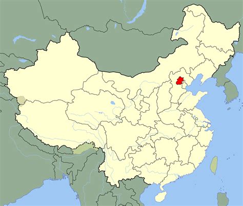 map  china beijing maps