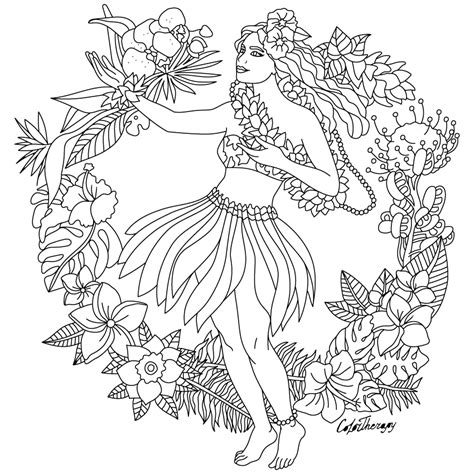 hawaii coloring pages  printables fixed vegan