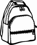 Backpack Coloring Education Clipart Clipartbest Clip Button Using sketch template