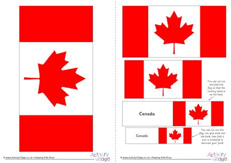 canada flag printable