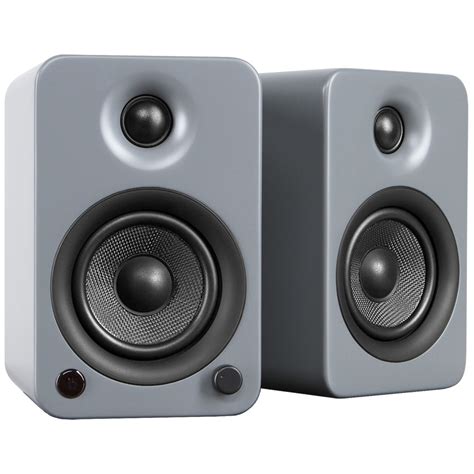 kanto living yu powered speakers pair matte gray yumg bh