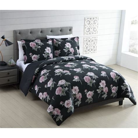 Better Homes And Gardens Vintage Rose 3 Piece Comforter Set Full Queen