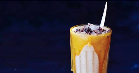 the perfect post workout treat salted caramel protein smoothie popsugar fitness uk