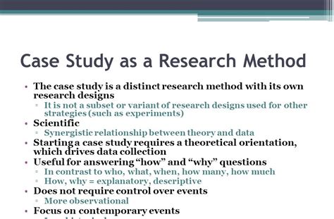 case study research methodology slideshare