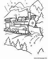 Coloring Pages Train Winter Printable Color Kids Trains Polar Express Clip Sheets Printables Print Coal Blank B544 Choo Engine Steam sketch template