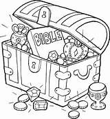 Coloring Treasure Pages Chest Bible Google Heaven Treasures Kids School Sunday Craft Crafts sketch template