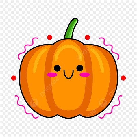pumpkin emoji clipart transparent background cartoon cute pumpkin