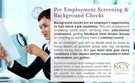employee background checks canada part 1 kcy at law