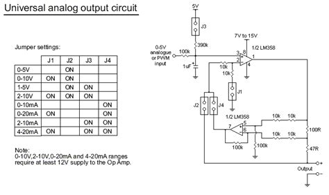 universal analog output circuit