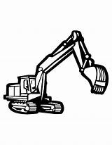 Truck Construction Coloring Pages Clipart Tow Vehicle Kids Monster Backhoe Clip Bulldozer Clipartmag Equipment Line Webstockreview sketch template