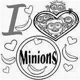 Coloring Pages Minion Minions Printable Cute Kids Christmas 49ers Heart Print San Francisco Thug Fireman Life Colouring Drawing Sf Activities sketch template